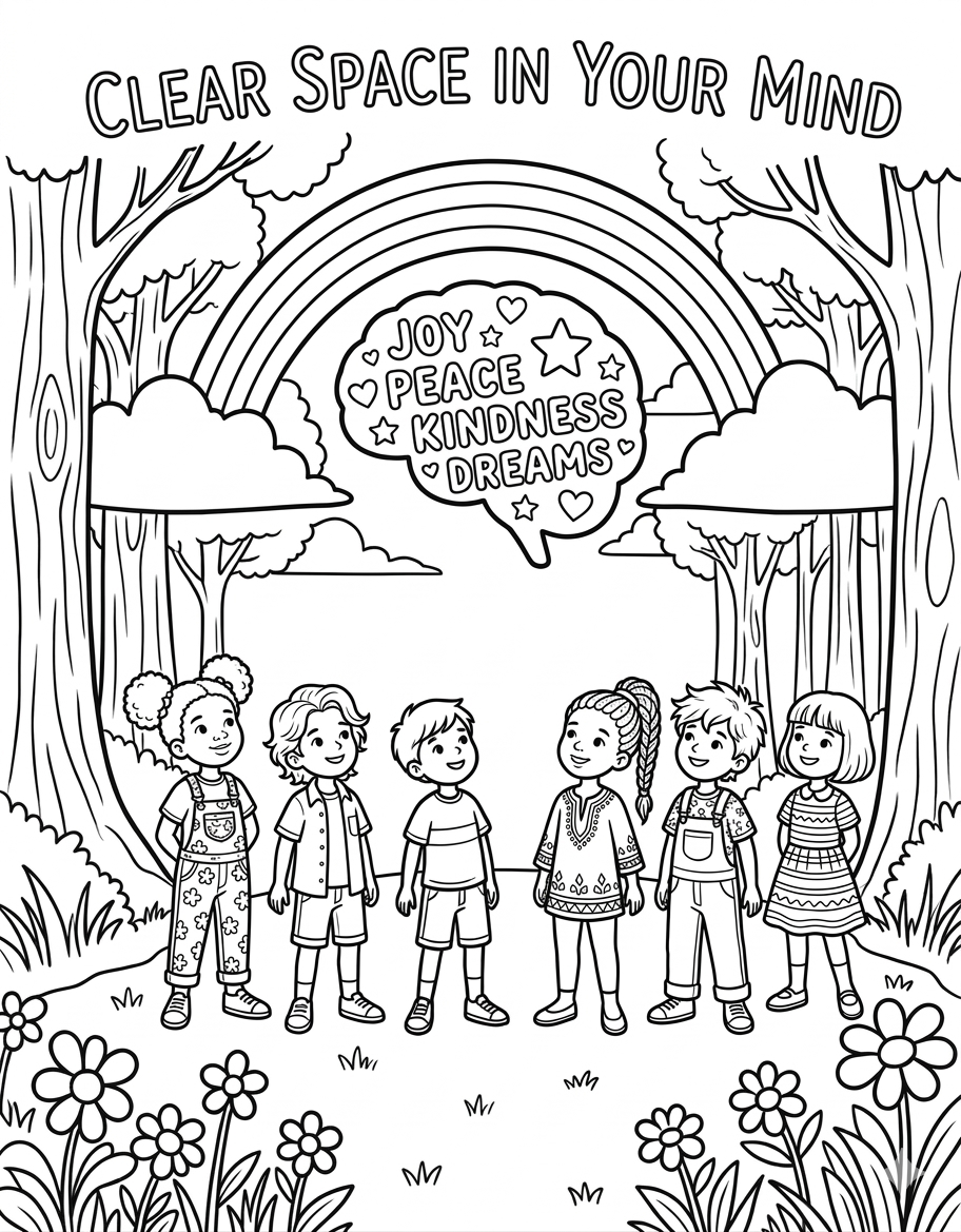 Leo’s Forest Coloring Adventure – Mindfulness Coloring Book for Kids (PDF Download)