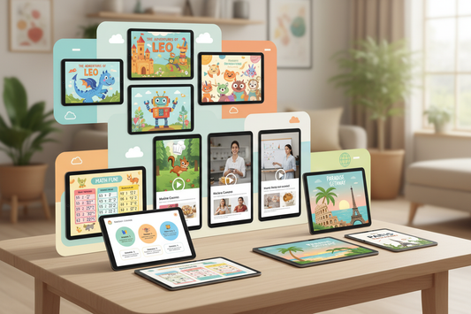 make it more clear digital products like kids books, videos, educational, traveling ect